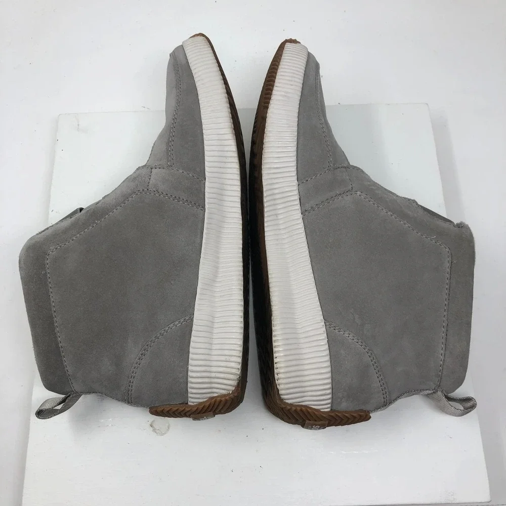 Sorel Out N About Plus Mid Boots Womens 9 Quarry Grey Waterproof Outdoor Casual